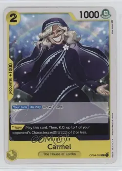 2023 One Piece Card Game: Kingdoms of Intrigue OP04 Carmel #OP04-101 12u8 - Image 1