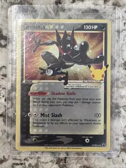 Pokemon Greninja Gold Star SWSH144 Holo Celebrations Promo Card NM/M Condition - Image 1