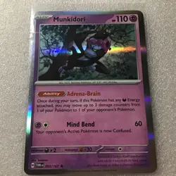 Munkidori 095/167 Holo Sv06 Twilight Masquerade Pokemon Card TCG 4 Pack - Image 1