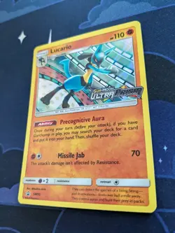 Lucario SM95 Promo Pokemon Card SM Ultra Prism TCG Pokemon Trading Card Game - Image 2