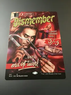 MTG Secret Lair #321 Dismember (Movie Poster) NM - Image 1