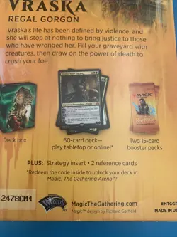 Guilds of Ravnica Vraska Planeswalker Deck includes 2 Boosters Packs MTG TCG NEW - Image 3