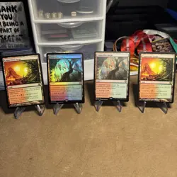 4x Magic the Gathering Copperline Gorge Dual Land Lot Mtg - Image 1