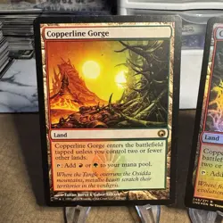 4x Magic the Gathering Copperline Gorge Dual Land Lot Mtg - Image 2