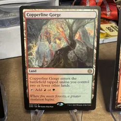 4x Magic the Gathering Copperline Gorge Dual Land Lot Mtg - Image 4