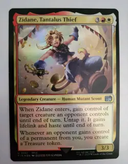 MTG - Final Fantasy: Zidane, Tantalus Thief (0251) - Uncommon Foil - Near Mint - Image 1