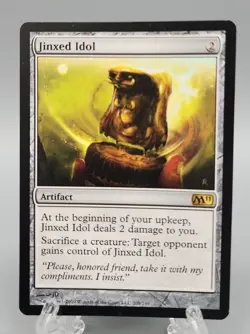 MTG Jinxed Idol Magic 2011 208/249 Regular Rare - Image 1