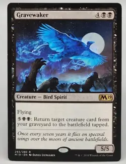 MTG Gravewaker Core Set 2019 293/280 Regular Rare - Image 1