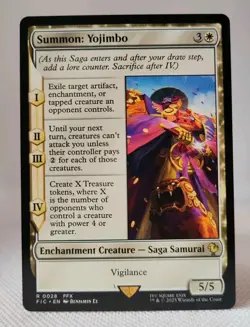 Magic MTG - Summon: Yojimbo - Final Fantasy - NMINT #0028 - Image 1