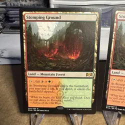4x Magic the Gathering Stomping Ground Shock Land Lot MTG - Image 2