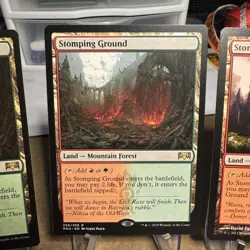 4x Magic the Gathering Stomping Ground Shock Land Lot MTG - Image 3