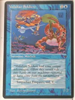 Vodalian Soldiers (Benson) - Magic the Gathering MTG Nice! - Image 1