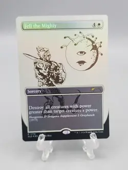 NM Fell The Mighty Dungeons Dragons Exhibition Of Adventure Secret Lair MTG SLD - Image 1