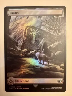 Wastes (309) - Full Art FOIL - MtG Final Fantasy - Image 1