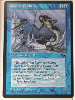 Vodalian Soldiers (Menges) - Magic the Gathering MTG Nice! - Image 1