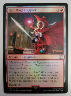 MTG - Final Fantasy: Red Mage's Rapier (0152) - Common Foil - Near Mint - Image 1
