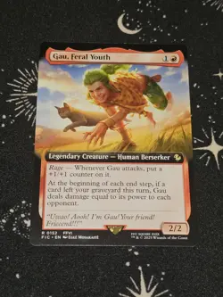 Gau, Feral Youth 152, Final Fantasy, Extended Art REG, FIN MTG TCG - Image 1