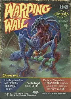 NM In Hand Warping Wail Ships Now EOE Special Guest Pulp Art Utility MTG - Image 1