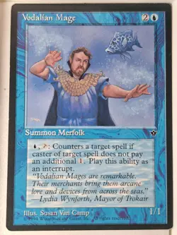 Vodalian Mage (Van Camp) - Magic the Gathering MTG Nice! - Image 1