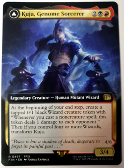 MTG Final Fantasy - Kuja, Genome Sorcerer - Extended Rare - 0497 NM - Image 1