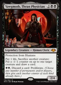 MTG English Yawgmoth, Thran Physician NM Normal Modern Horizons - Image 1