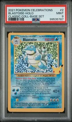 Pokemon Celebrations Big 3 Set Lot Graded PSA 9 Charizard - Blastoise - Venusaur - Image 2