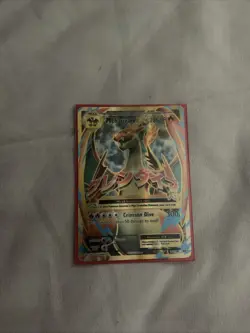 2016 Pokemon XY Evolutions Mega M Charizard EX 101/108 Full Art Holo MP - Image 1