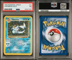 1999 POKEMON JUNGLE #12 VAPOREON-HOLO PSA 7 NM - Image 3
