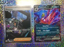 Pokemon TCG: Special Ilustration Rare 267/193 GIacomo; 131/198 Toxicroak ex - Image 1