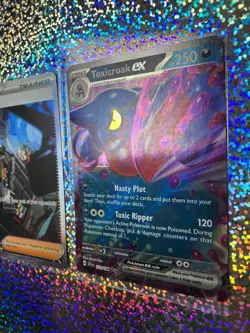 Pokemon TCG: Special Ilustration Rare 267/193 GIacomo; 131/198 Toxicroak ex - Image 3
