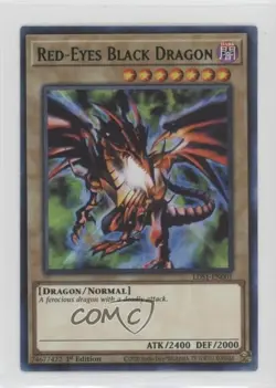 Red-Eyes Black Dragon (UR) 1st Ed. YuGiOh Legendary Duelists: Season 1 07pa - Image 1