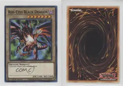 Red-Eyes Black Dragon (UR) 1st Ed. YuGiOh Legendary Duelists: Season 1 07pa - Image 3