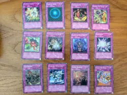 Lot of 12 YuGiOh Trap Cards - Pokemon and Dungeons & Dragons Fan - Image 1