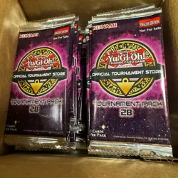 Yugioh OTS Tournament Pack 28 OP28 FACTORY OPENED CASE BOX of 85 Sealed Packs - Image 1