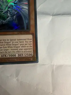Yugioh - Blue-Eyes Alternative White Dragon LDS2-EN008 1st Ultra Rare (Green) NM - Image 5