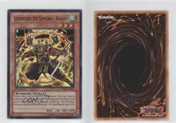 Legendary Six Samurai - Kageki 1st Ed. YuGiOh Warlords Structure Deck 0o3 - Image 3