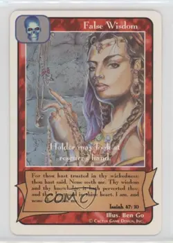 1996 Redemption - Collectible Card Game: Prophets False Wisdom 2rz - Image 1