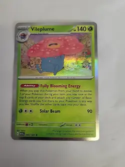 Vileplume 151 Reverse Holo Rare Pokemon TCG Scarlet & Violet Card 045/165 - Image 1