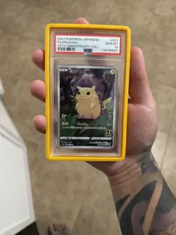 PSA 10 Pikachu 001/028 S8a 25th Anniversary Full Art Japanese Pokemon Card - Image 1