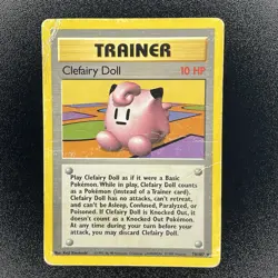 🔥 Clefairy Doll 70/102 🔥 Original Non Holo Rare Base Set Pokemon Card Trainer - Image 3