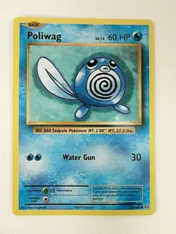 Pokemon 4 Card Lot 2016 Basic & Stage 1(23,24,28,33/108) Seel Poliwhirl Magikarp - Image 4
