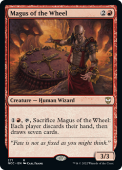Magus of the Wheel Streets of New Capenna Commander PLD Red Rare CARD ABUGames - Image 1