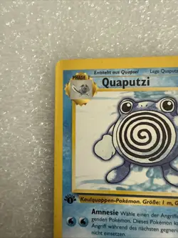 Pokemon TCG Quaputzi/Poliwhirl Base Set, 1st Edition Uncommon Card 38/102 - Image 2