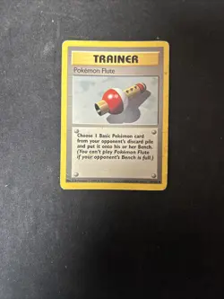 Pokemon Flute - 86/102 - Base Set - Pokemon Card D1 - Image 1