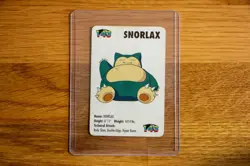 Snorlax 143 Mini KFC 1998 Pokemon Card - Vintage English Pokemon - Image 1