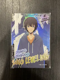 ☆SR SL1E-070 SUNG JINWOO Alt. Art PARALLEL Solo Leveling Mapniverse Card - Image 1