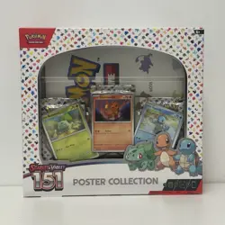 Pokemon Trading Card Games Scarlet & Violet 3.5 151 Poster Collection Box NEW ✅ - Image 1