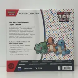 Pokemon Trading Card Games Scarlet & Violet 3.5 151 Poster Collection Box NEW ✅ - Image 2