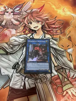 Yugioh Fiendsmith's Agnumday - ROTA 1st Edition Super Rare NM - Image 1