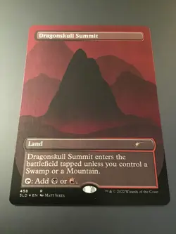 MTG Secret Lair #458 Dragonskull Summit Borderless Etched Foil NM - Image 1